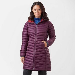 Rab Microlight Alpine Down  parka Coat Womens XL Eggplant